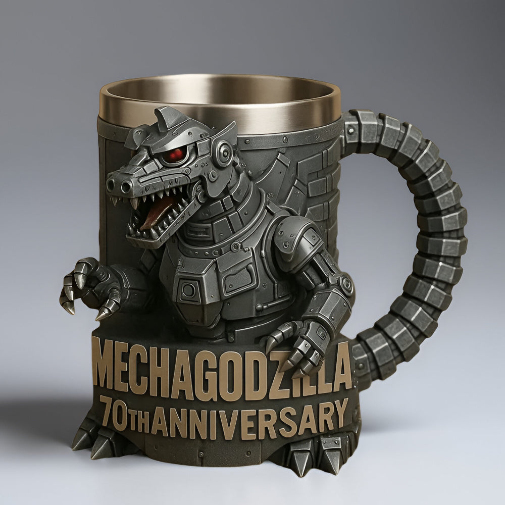 Monster Figure Ceramic Coffee Mug With 3D Sculpted Details | Temsk