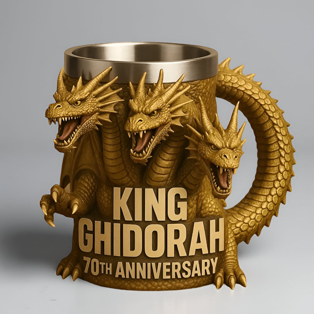 Monster Figure Ceramic Coffee Mug With 3D Sculpted Details | Temsk