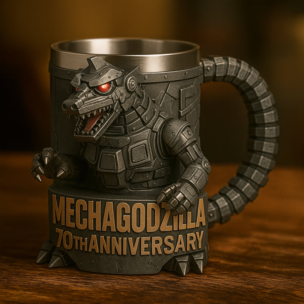 Monster Figure Ceramic Coffee Mug With 3D Sculpted Details | Temsk