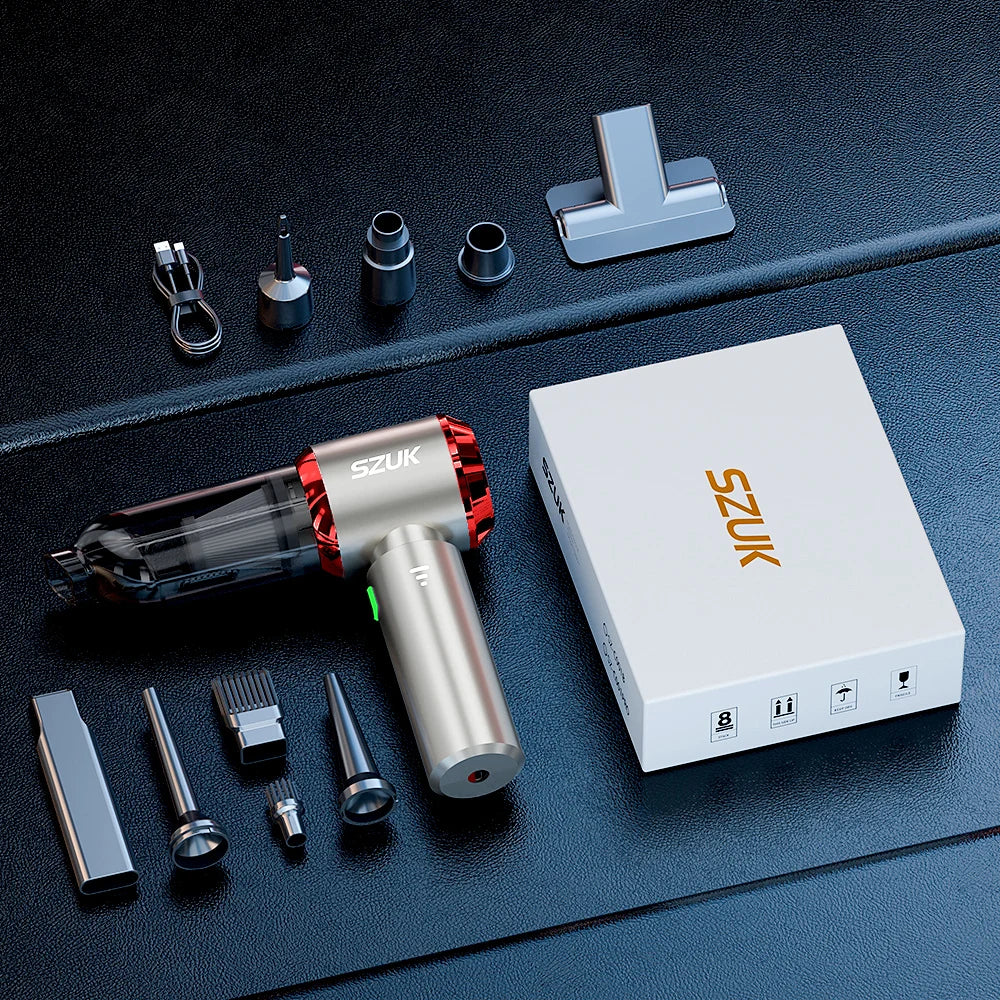 Compact Handheld Car Vacuum Cleaner For Car Interiors | Temsk