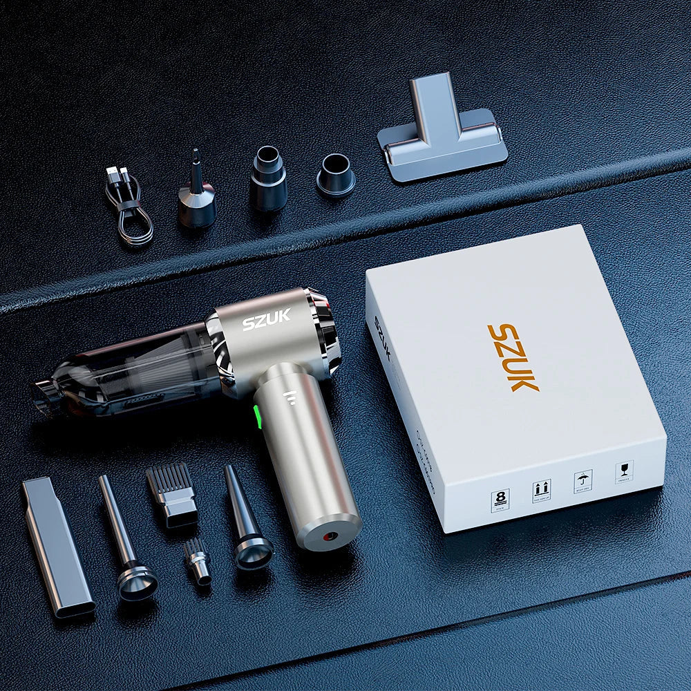 Compact Handheld Car Vacuum Cleaner For Car Interiors | Temsk
