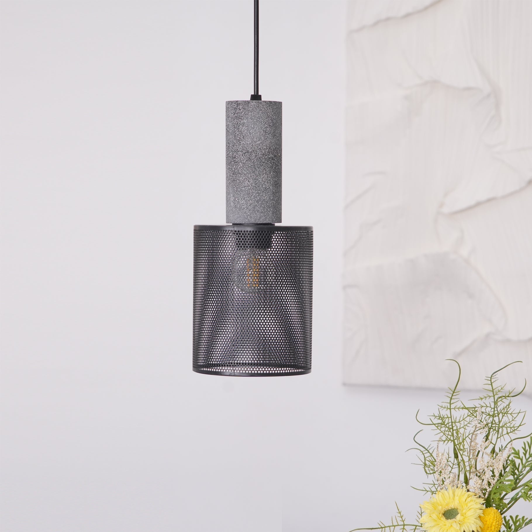 Urban Concrete Pendelleuchte im industriellen LED-Design | Temsk