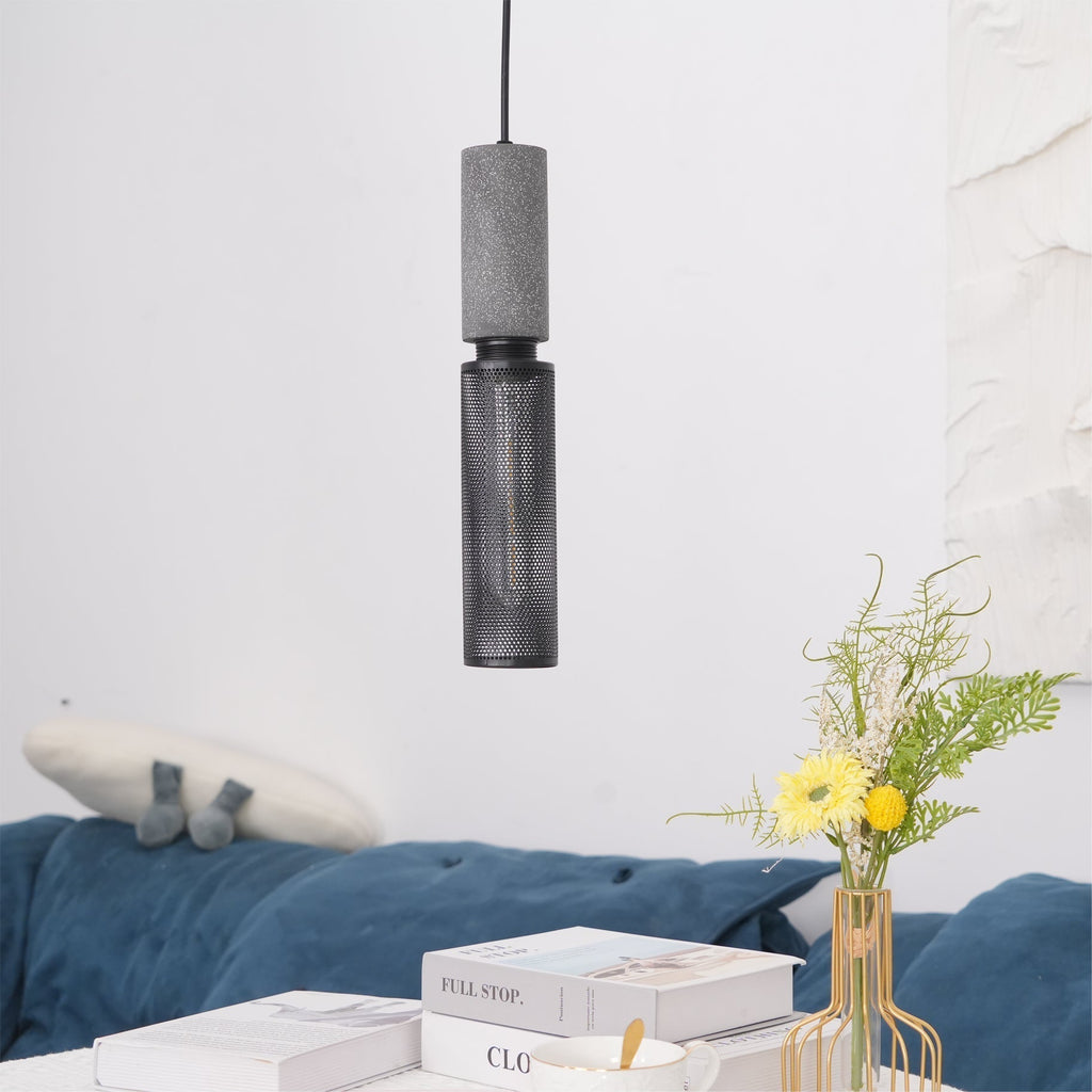 Urban Concrete Pendelleuchte im industriellen LED-Design | Temsk