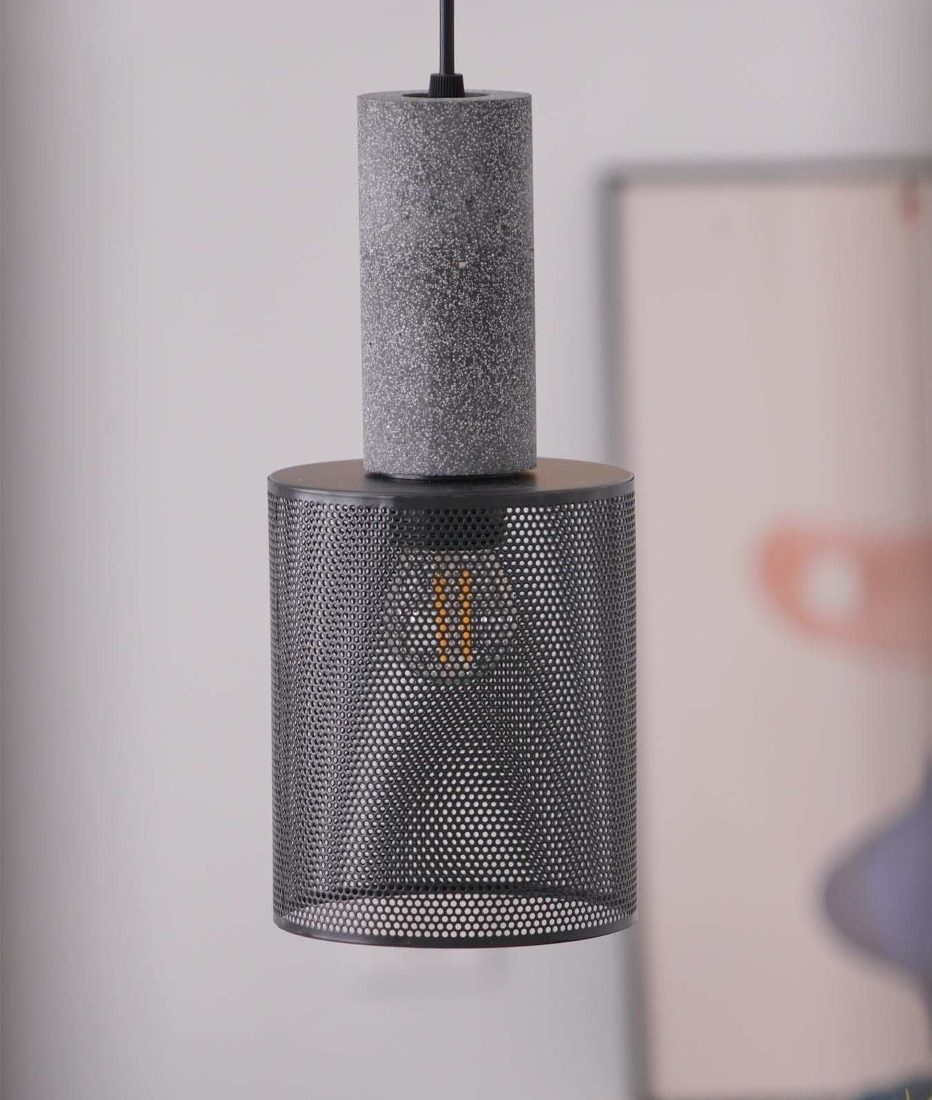 Urban Concrete Pendelleuchte im industriellen LED-Design | Temsk