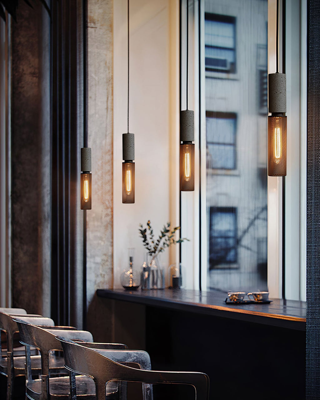 Urban Concrete Pendelleuchte im industriellen LED-Design | Temsk