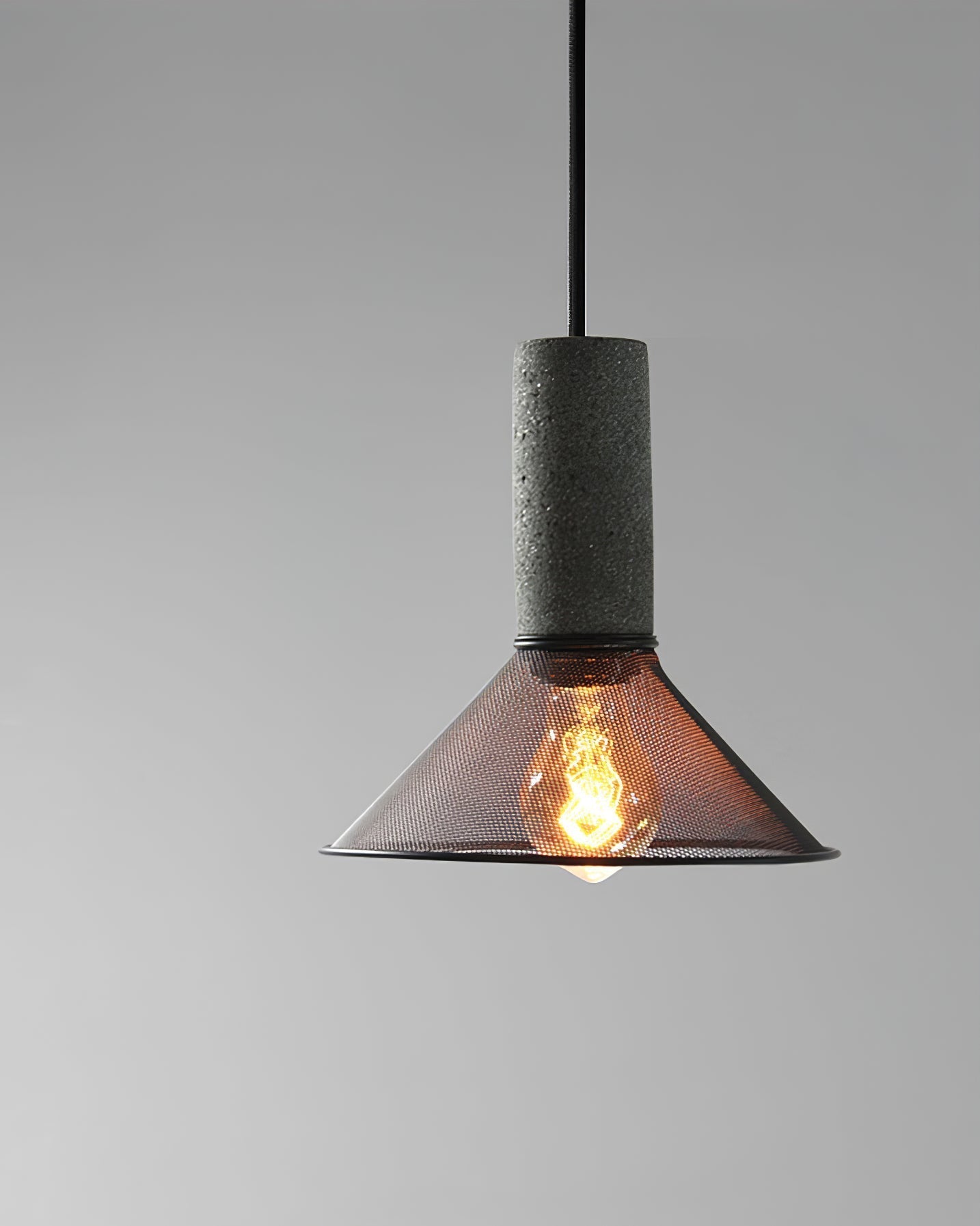 Urban Concrete Pendelleuchte im industriellen LED-Design | Temsk