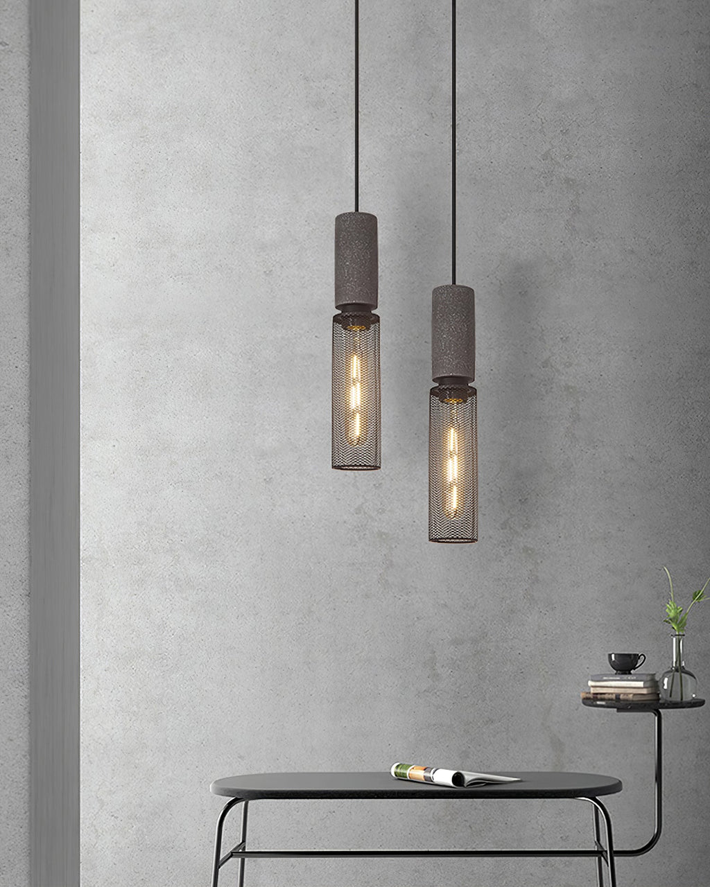 Urban Concrete Pendelleuchte im industriellen LED-Design | Temsk