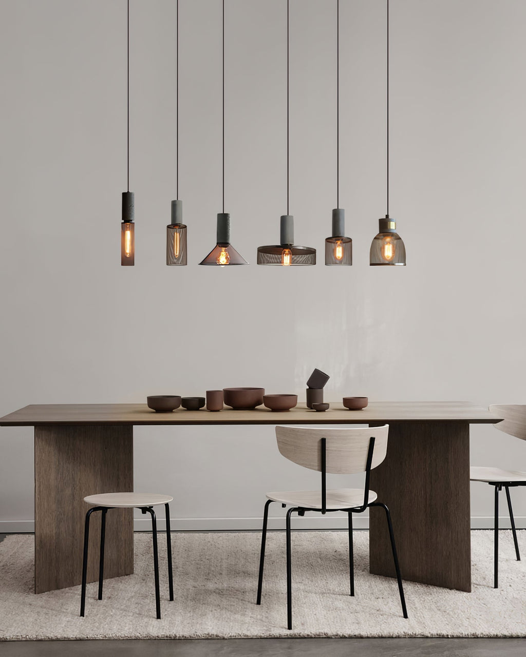 Urban Concrete Pendelleuchte im industriellen LED-Design | Temsk