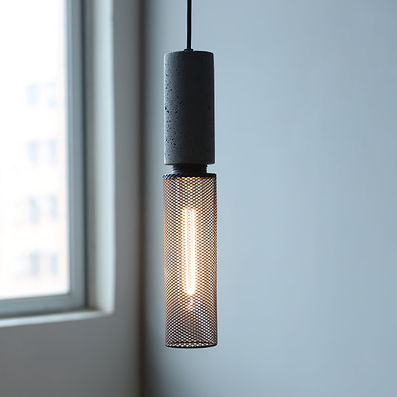 Urban Concrete Pendelleuchte im industriellen LED-Design | Temsk