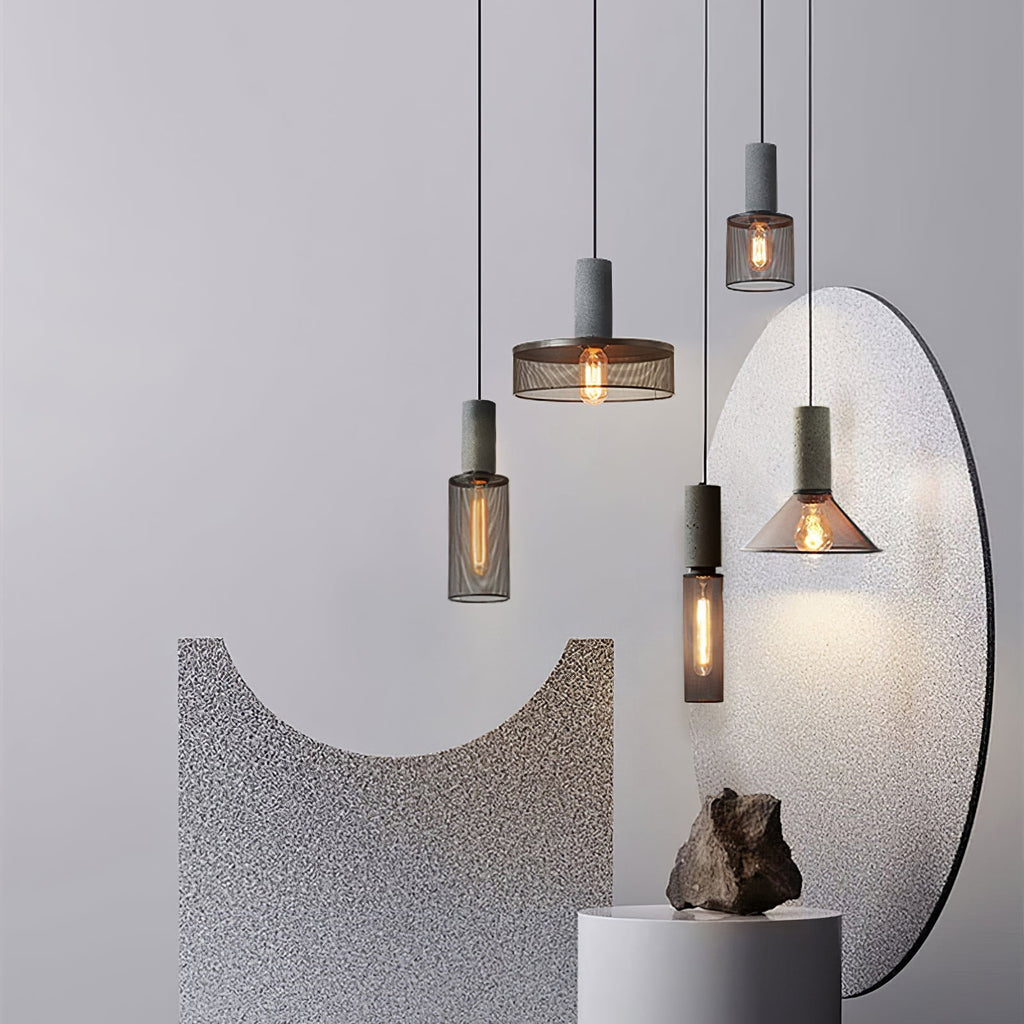 Urban Concrete Pendelleuchte im industriellen LED-Design | Temsk
