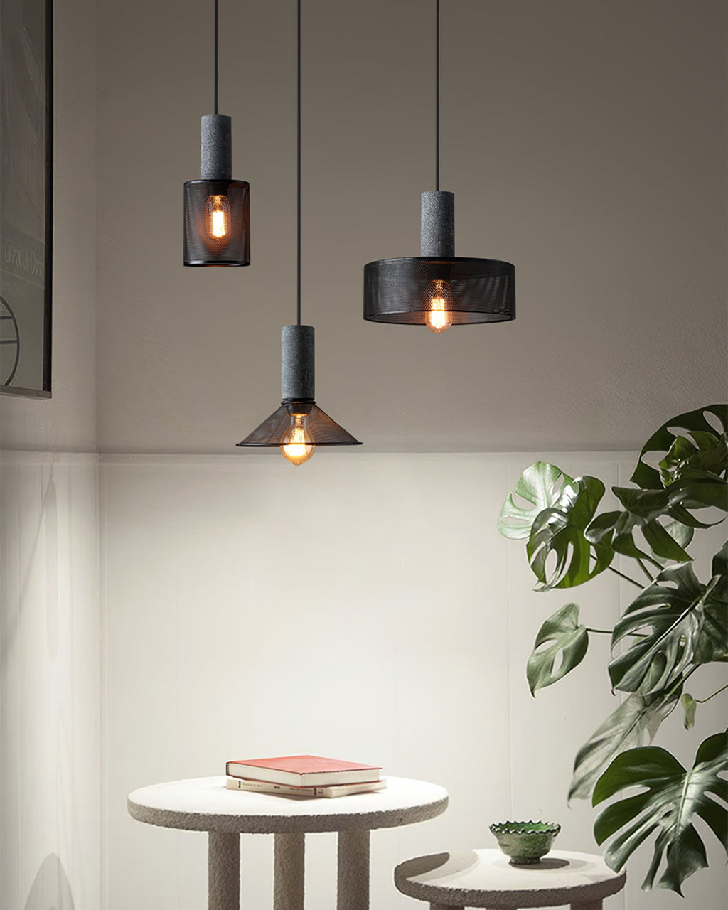 Urban Concrete Pendelleuchte im industriellen LED-Design | Temsk