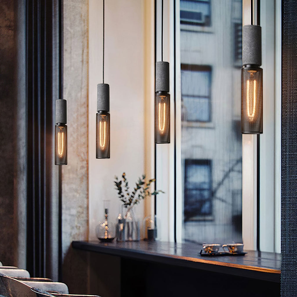 Urban Concrete Pendelleuchte im industriellen LED-Design | Temsk