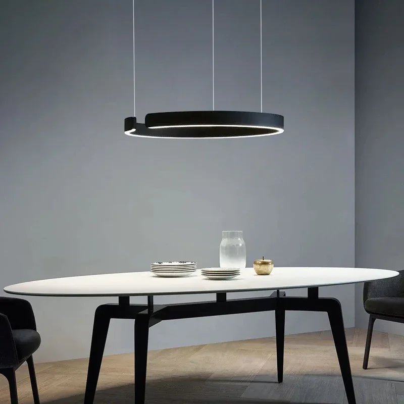 LED pendellampe, moderne cirkulær, 24-tommer diameter | Temsk