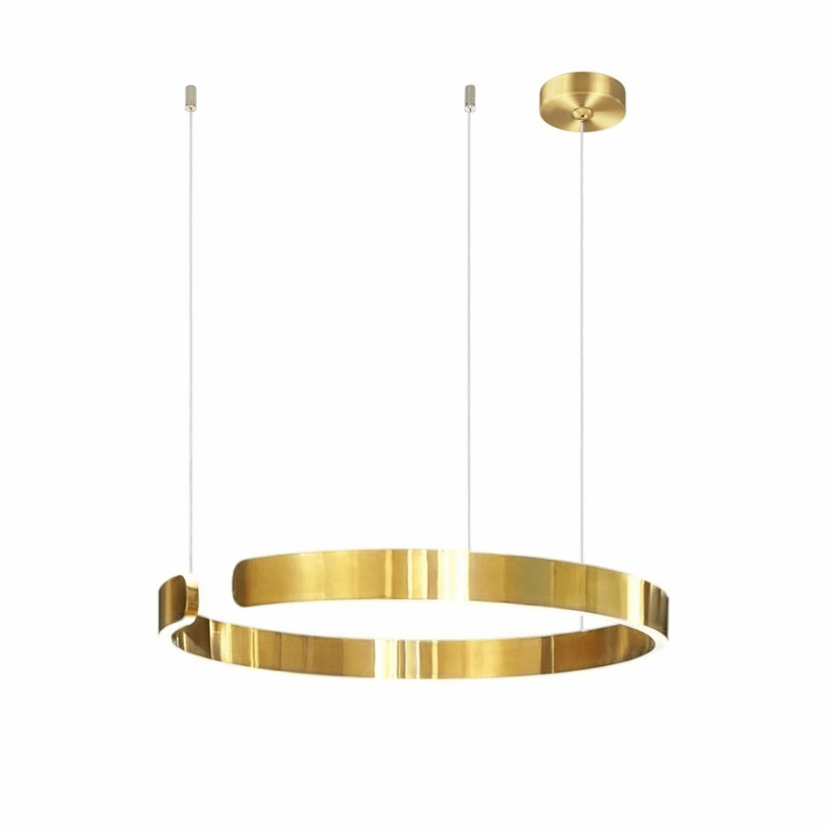 LED pendellampe, moderne cirkulær, 24-tommer diameter | Temsk