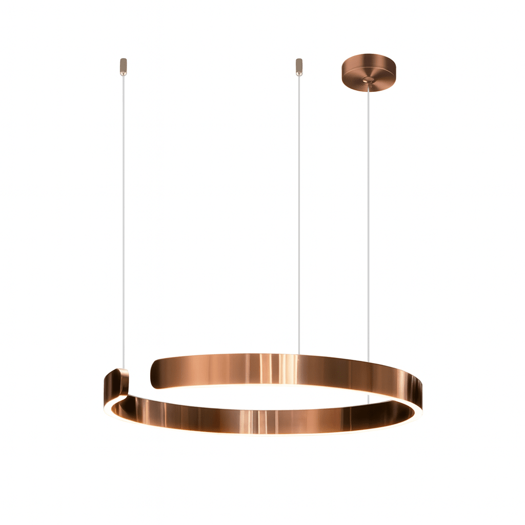 LED pendellampe, moderne cirkulær, 24-tommer diameter | Temsk