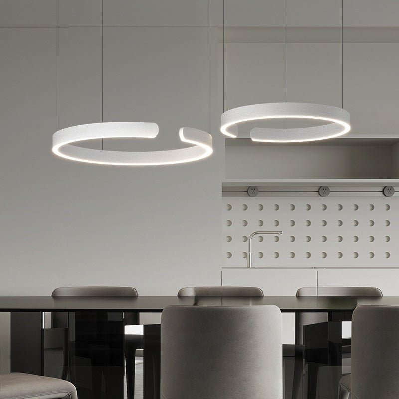 LED pendellampe, moderne cirkulær, 24-tommer diameter | Temsk