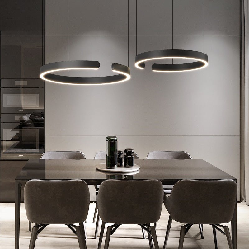 LED pendellampe, moderne cirkulær, 24-tommer diameter | Temsk