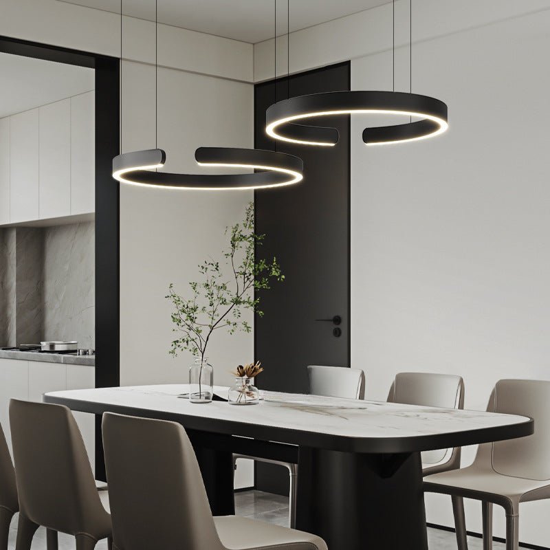 LED pendellampe, moderne cirkulær, 24-tommer diameter | Temsk