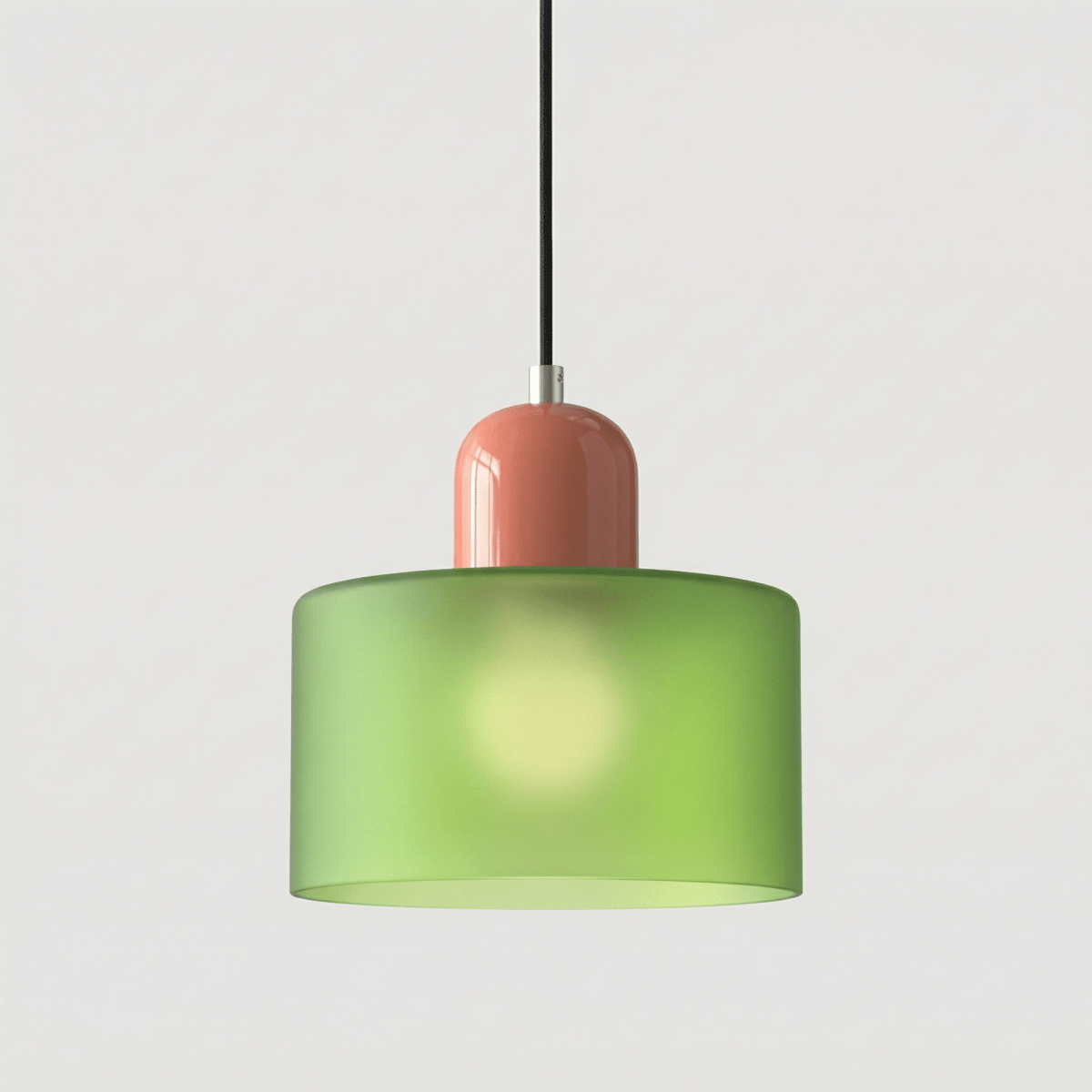 Contemporary Metal Pendant Ceiling Light Fixture, 12-Inch | Temsk