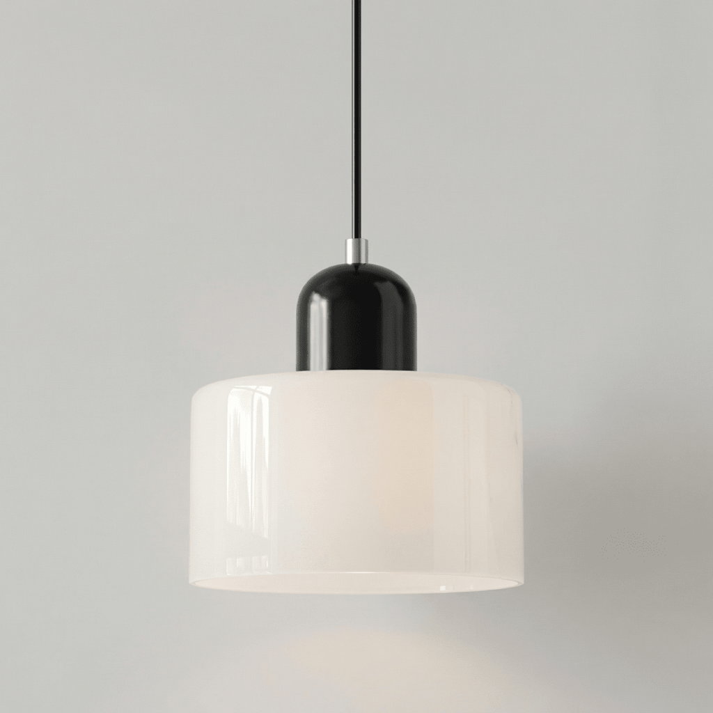 Contemporary Metal Pendant Ceiling Light Fixture, 12-Inch | Temsk
