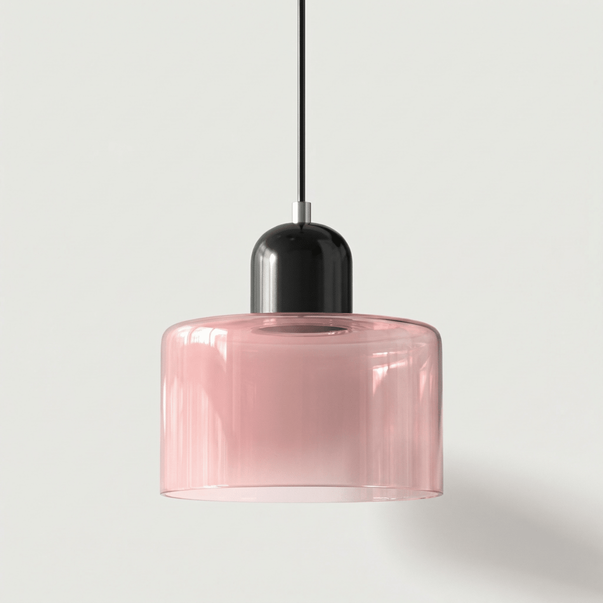 Contemporary Metal Pendant Ceiling Light Fixture, 12-Inch | Temsk