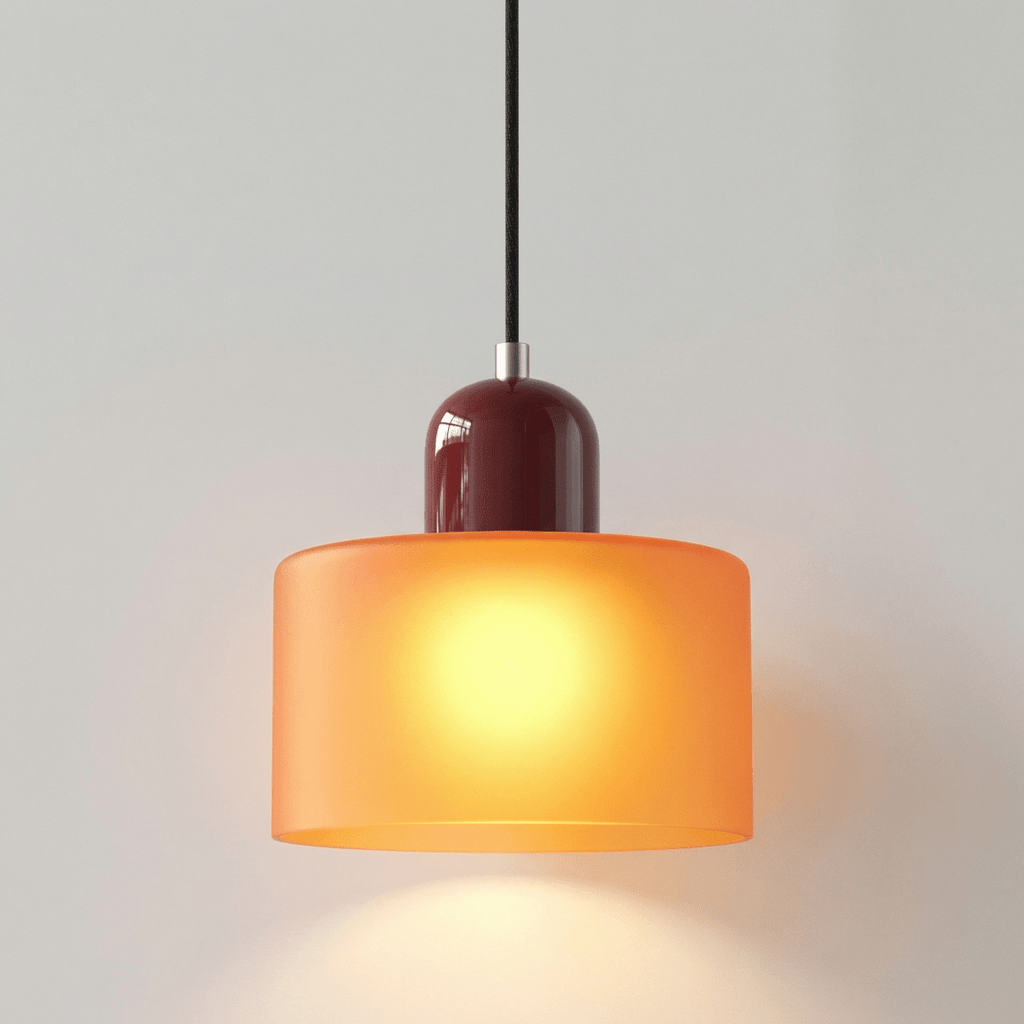 Contemporary Metal Pendant Ceiling Light Fixture, 12-Inch | Temsk