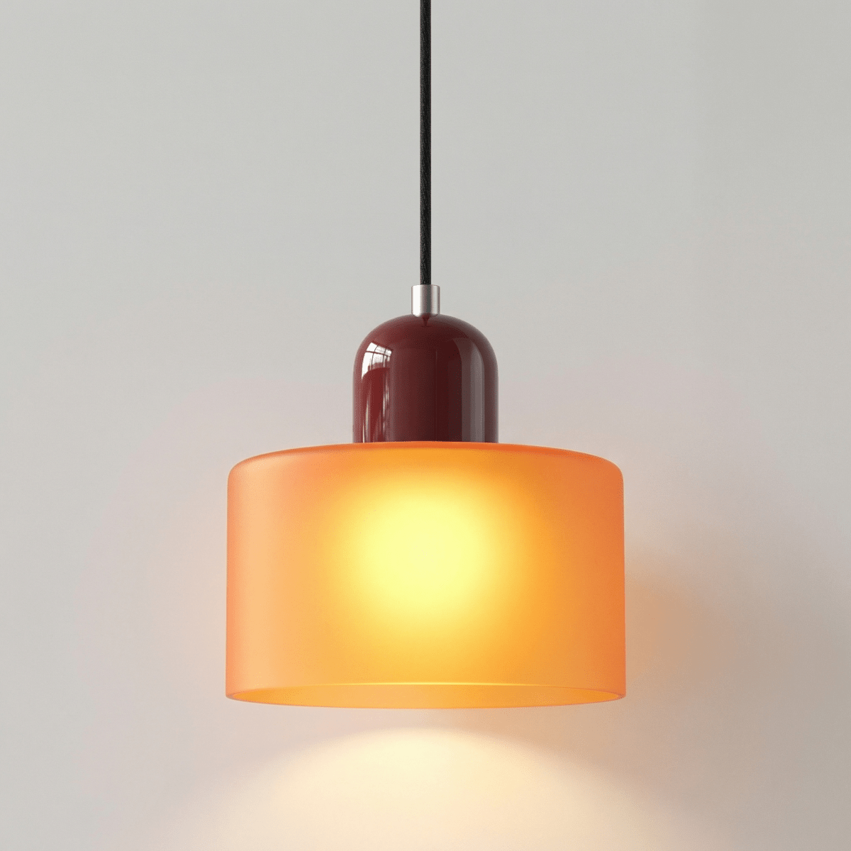 Contemporary Metal Pendant Ceiling Light Fixture, 12-Inch | Temsk