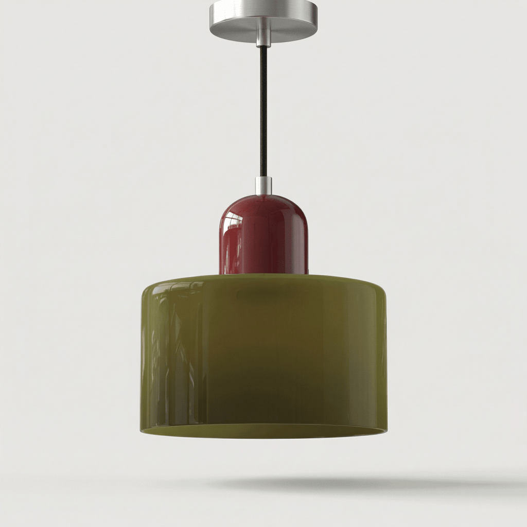 Contemporary Metal Pendant Ceiling Light Fixture, 12-Inch | Temsk