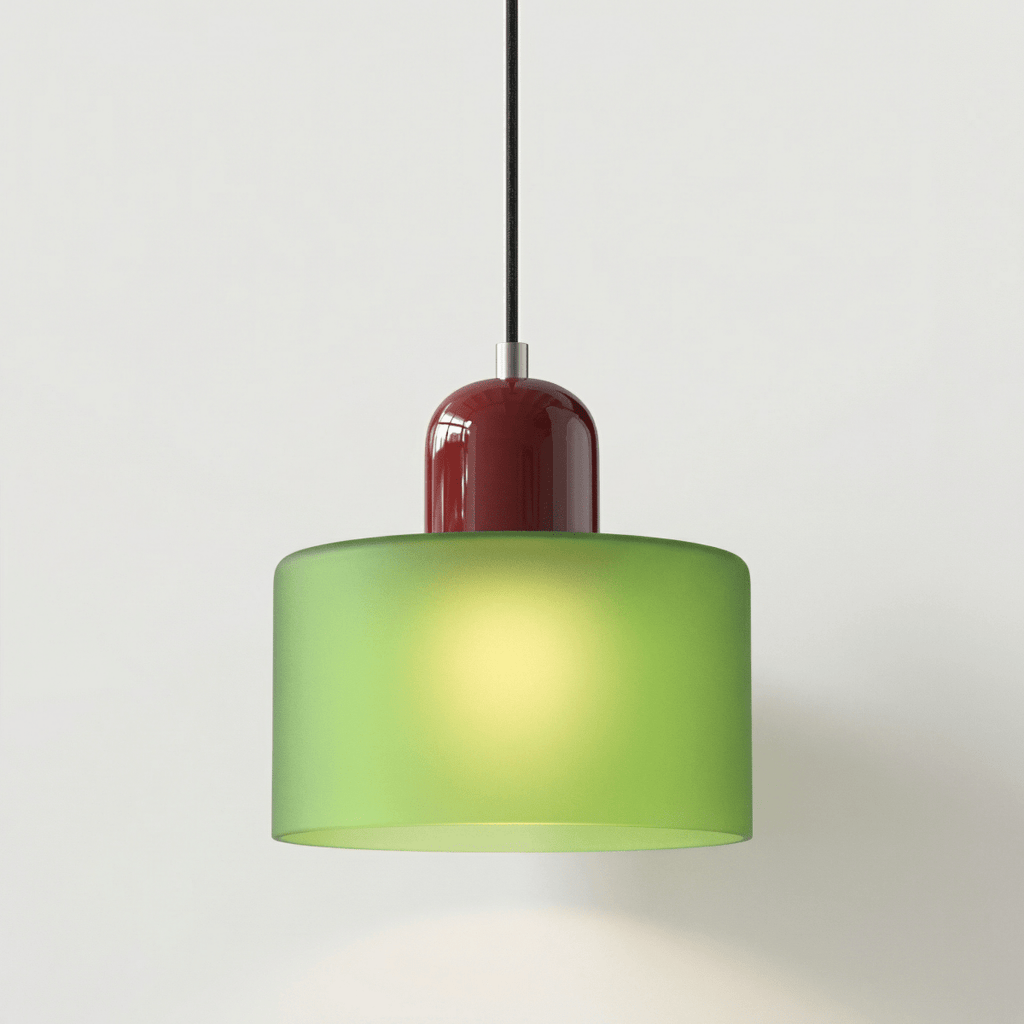 Contemporary Metal Pendant Ceiling Light Fixture, 12-Inch | Temsk