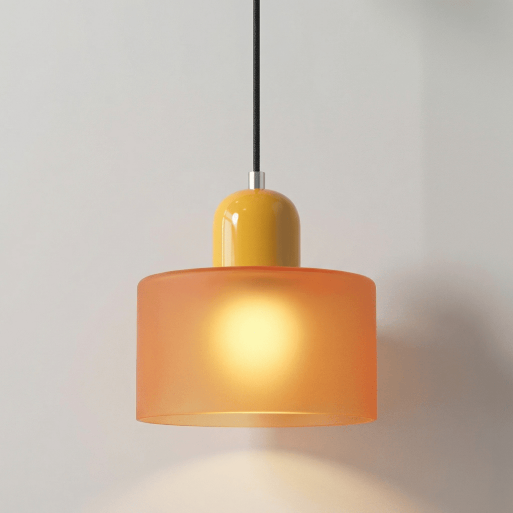 Contemporary Metal Pendant Ceiling Light Fixture, 12-Inch | Temsk