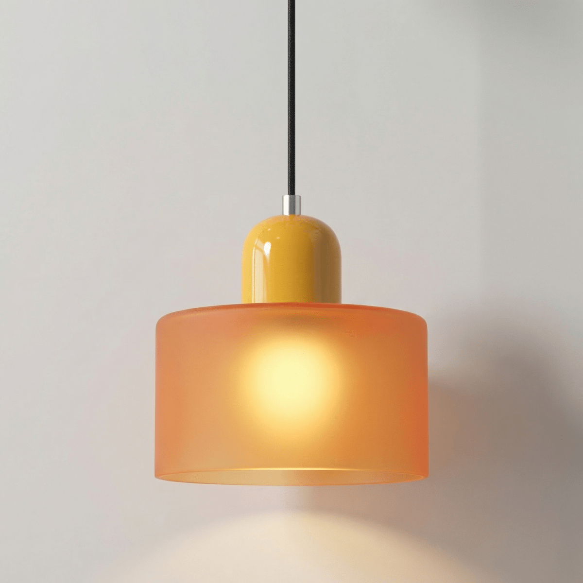 Contemporary Metal Pendant Ceiling Light Fixture, 12-Inch | Temsk