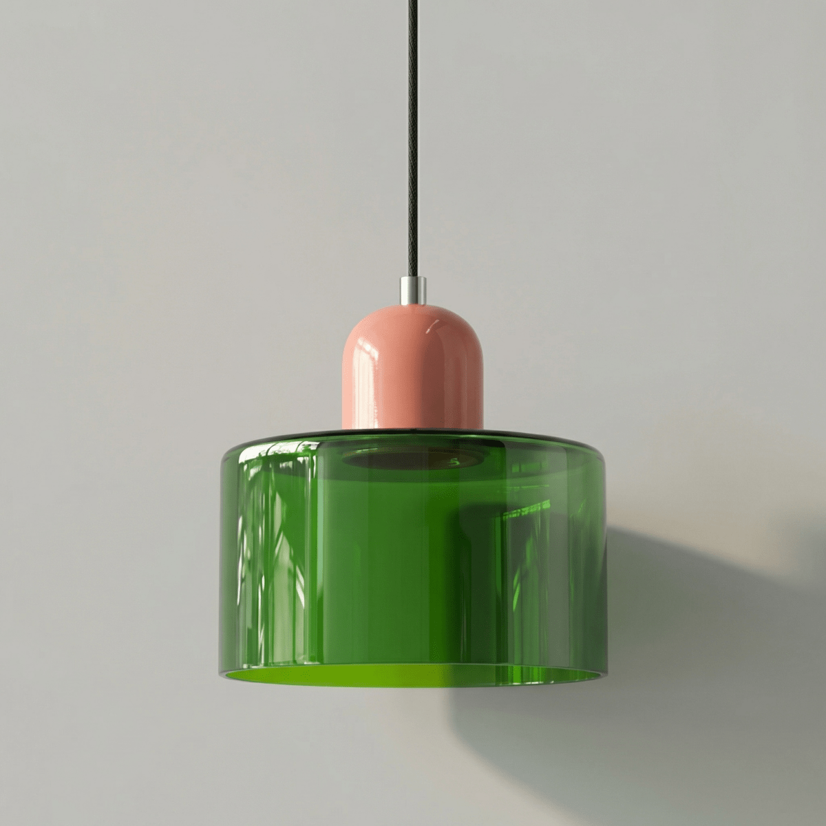 Contemporary Metal Pendant Ceiling Light Fixture, 12-Inch | Temsk