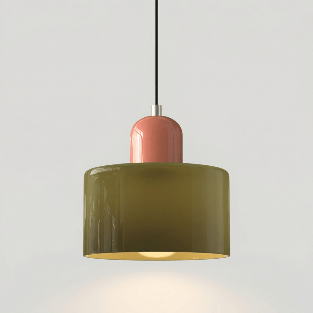 Contemporary Metal Pendant Ceiling Light Fixture, 12-Inch | Temsk