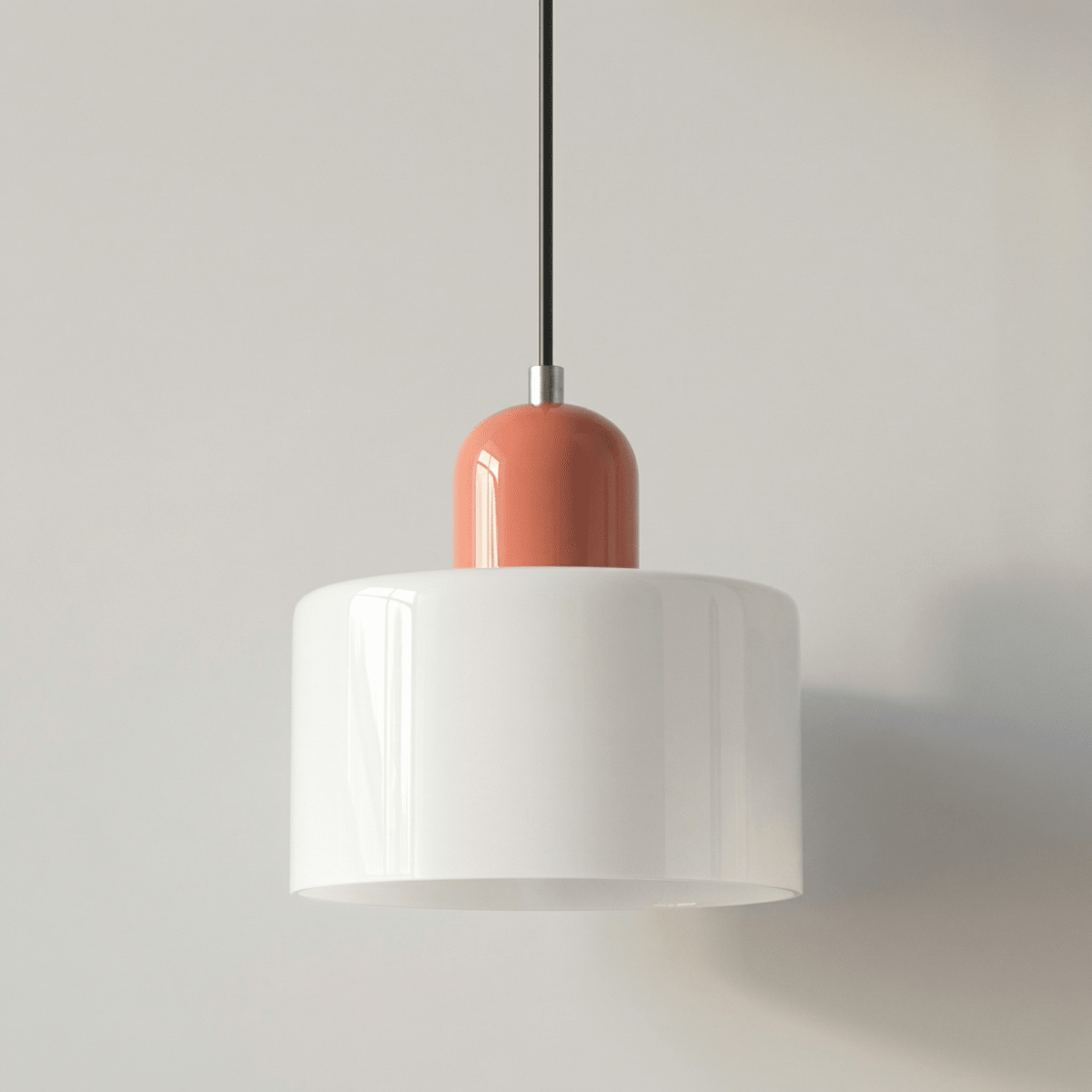 Contemporary Metal Pendant Ceiling Light Fixture, 12-Inch | Temsk