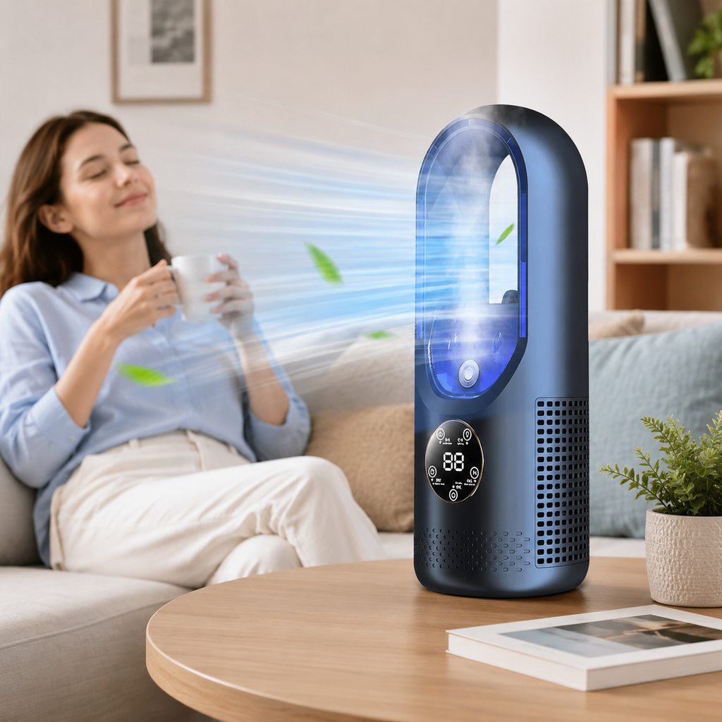 Energieeffiziente Mini tragbare Klimaanlage für persönliche Kühlung | Temsk
