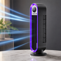 Leiser hoher schlanker oszillierender Turmventilator für tragbare Kühlung | Temsk