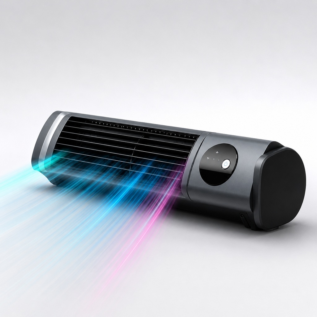 Tragbarer Turmventilator mit Oszillation und einstellbarem Timer | Temsk