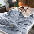 Astra LuxeWarm Cozy Lamb Fleece Throw Blanket For Winter | Temsk