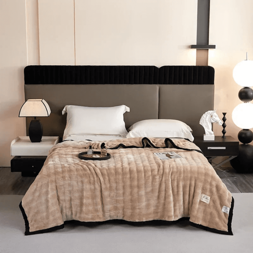 CozyNest Double-Sided Plush Fleece Blanket For Warmth And Softness | Temsk