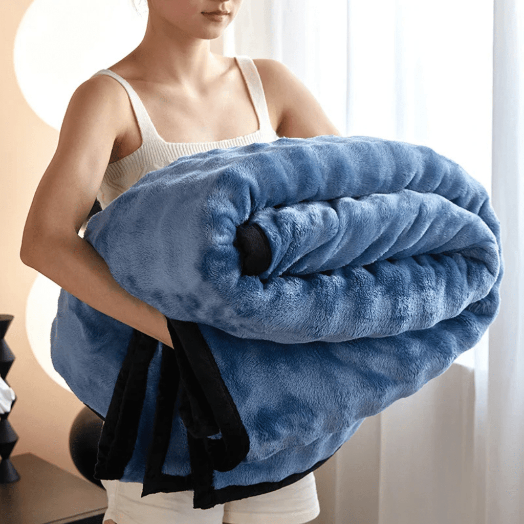 CozyNest Double-Sided Plush Fleece Blanket For Warmth And Softness | Temsk
