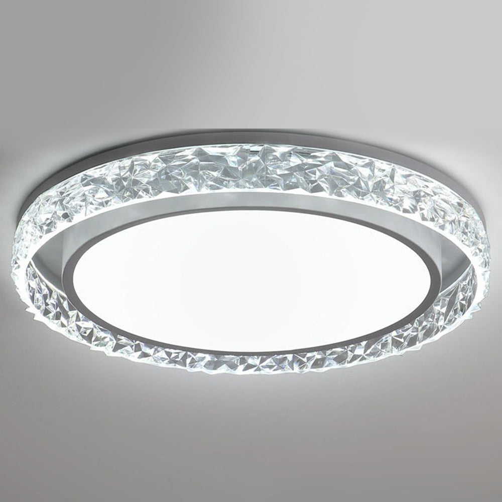Kristall-Halo-LED-Deckenleuchte mit Fernbedienung und Dimmfunktion | Temsk