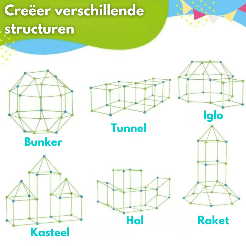 DreamCrest Builder Creative Building Set for Kids Room Adventures | Temsk