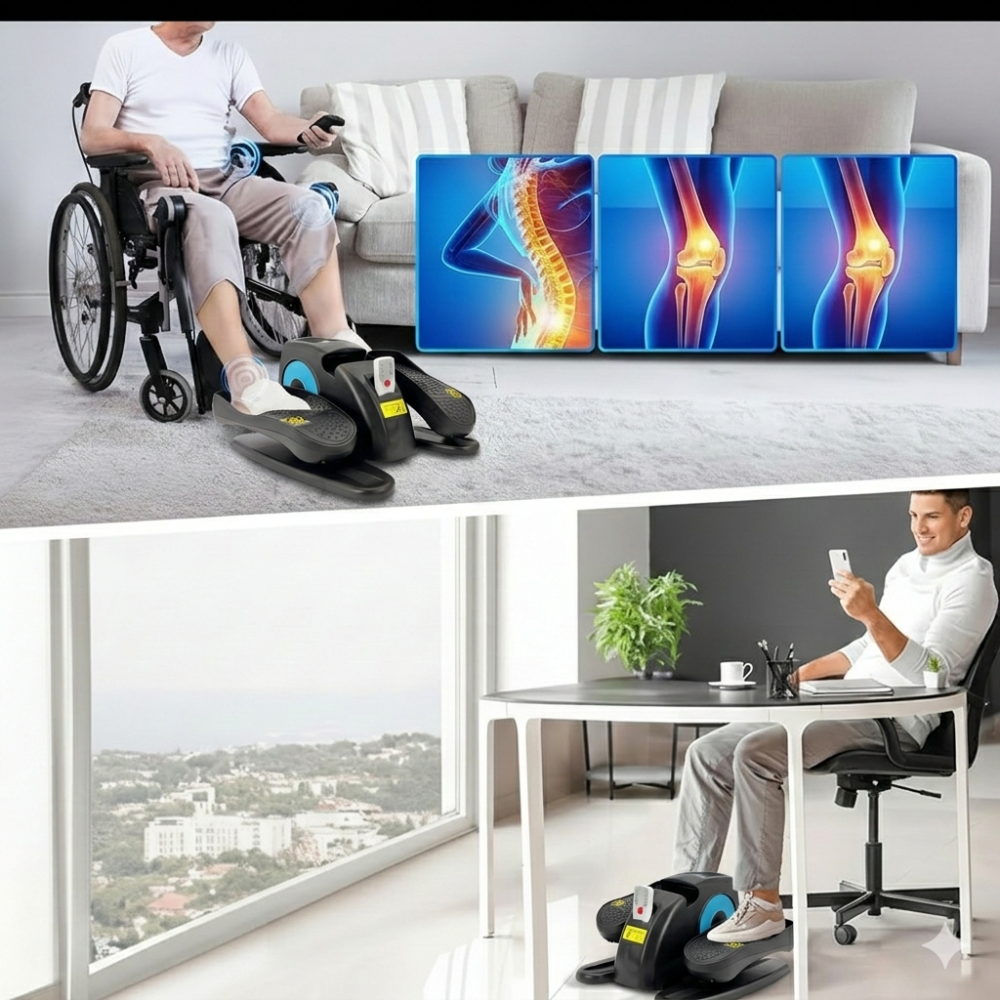 Compact Desk Elliptical Exerciser For Seated Leg Workouts At Home | Temsk