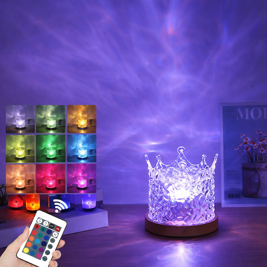 LED Color Cube Projector Lamp For Relaxing Room Ambience | Temsk