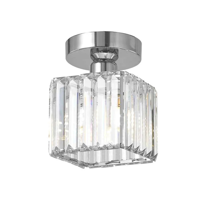 Crystal Ceiling Light E27, Surface Mounted, Modern Hall and Living Room | Temsk