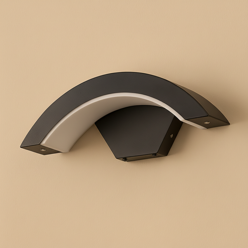 Lanterna de Parede Exterior Moderna ArcWave com Sensor de Movimento | Temsk