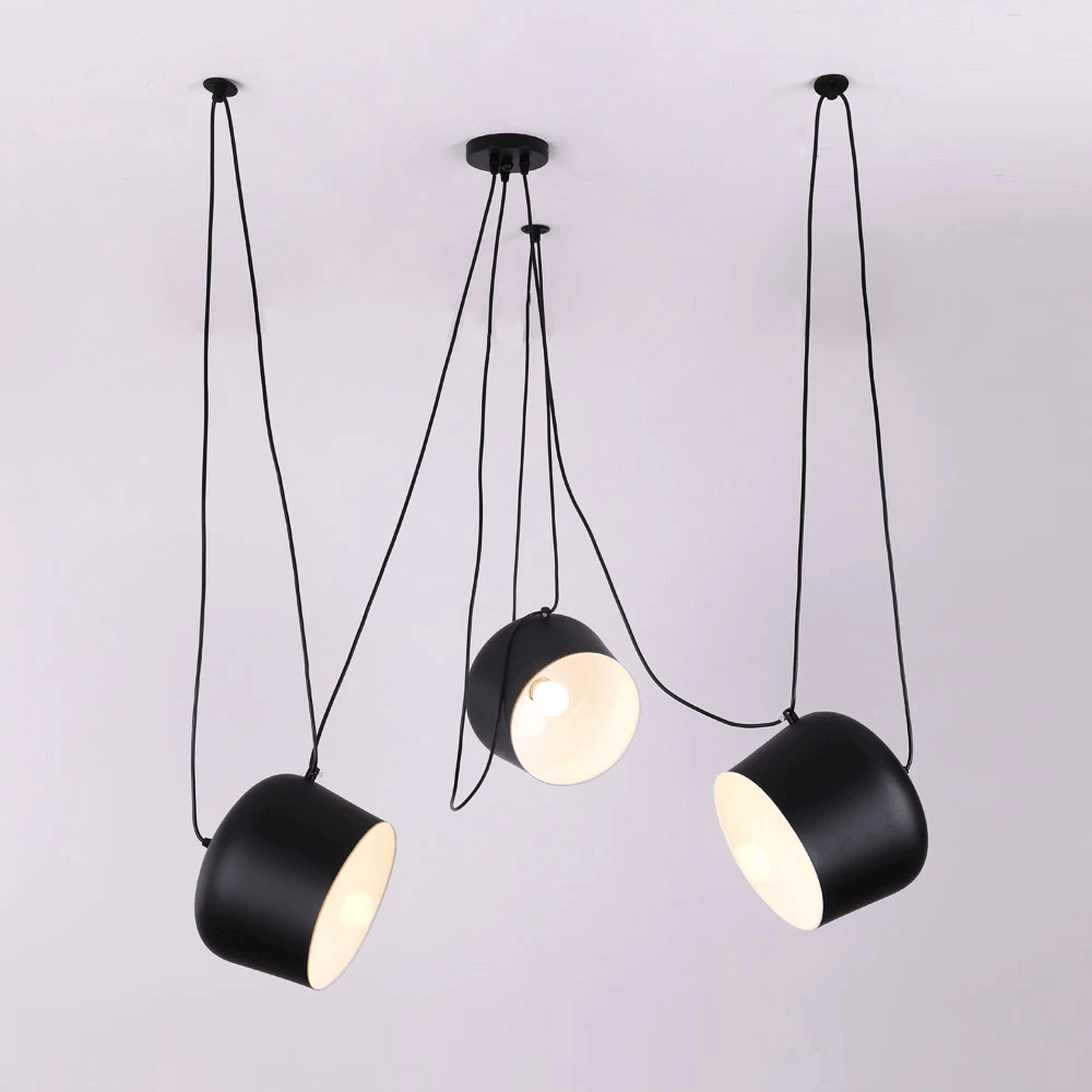 Drum Style Pendant Light Fixture For Modern Home Decor | Temsk