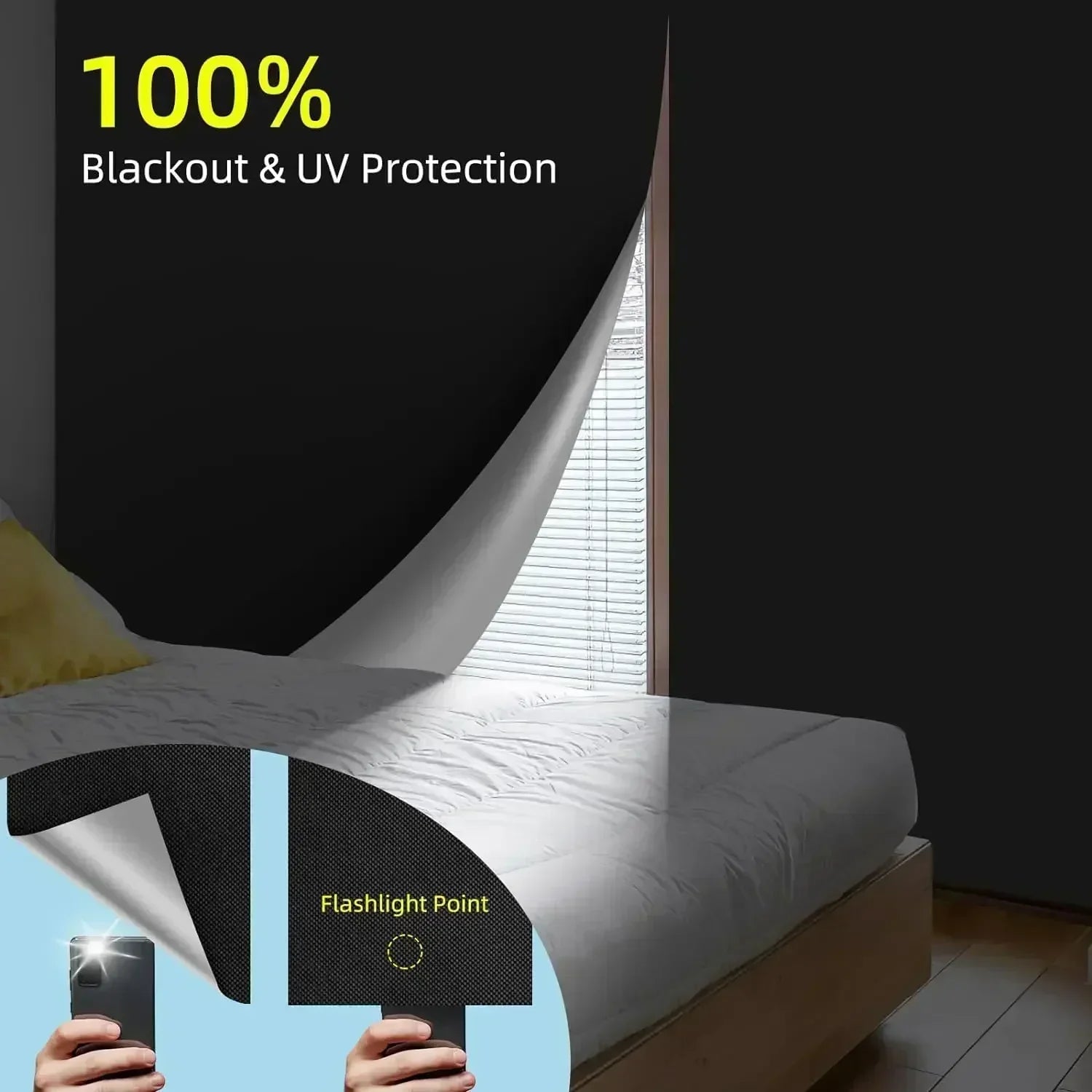 Tenda Oscurante Personalizzabile NoctisShade con Blocco Luce al 100% | Temsk