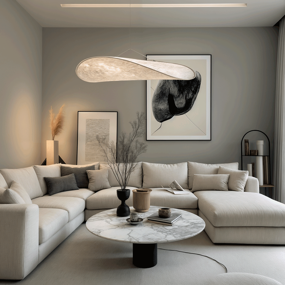 Aether Leaf Chandelier For Contemporary Living Areas In Elegant Form | Temsk