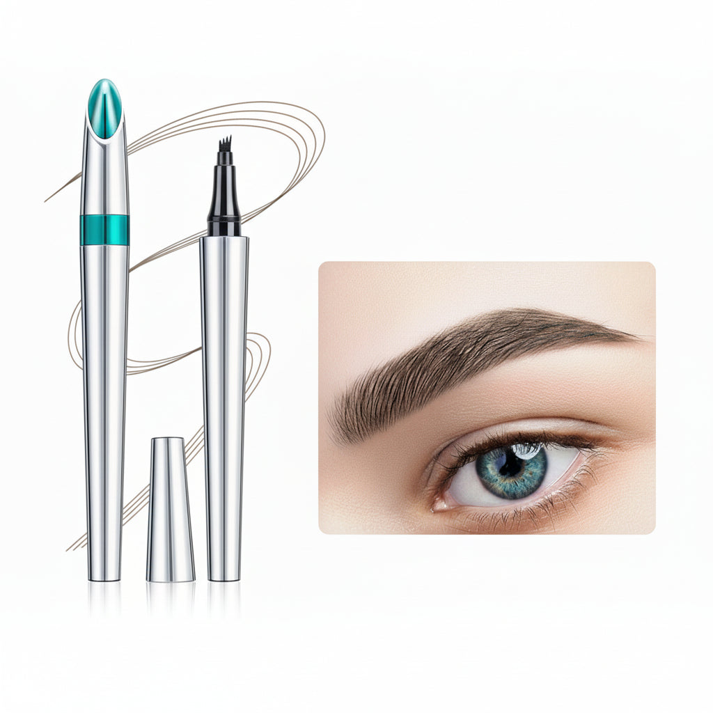 Brow Pen Microblading 4 Tip Waterproof For Natural Hair Stroke Brows | Temsk